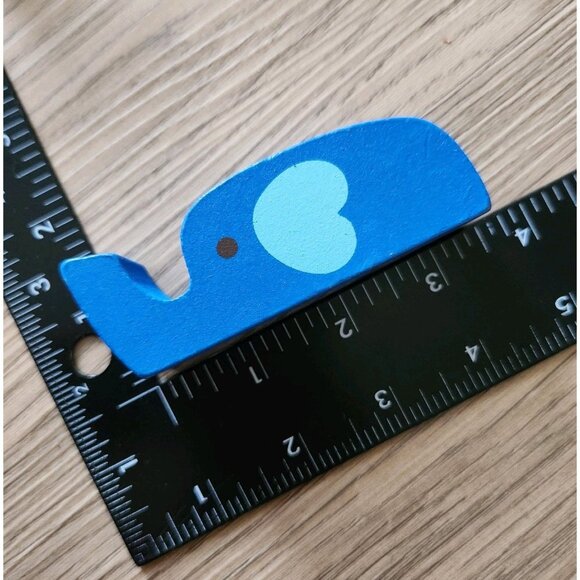 Wooden Toy Blocks Lot Of 24 Safari Animals Assorted Shapes - Picture 11 of 12